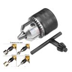 Chuck Key 10mm Adaptor Kepala Bor ke Gerinda 4 Inch M10 Converter Drill Grinder Universal