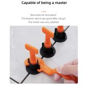 Tile Leveling Spacer Reusable Model Putar Alat Perata Nat Keramik Lantai Marmer Granit - Image 2