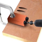 Dowel Jig Pocket Hole Set 14 Pcs Alat Bor Sambungan Kayu Woodworking Drill Kit - Image 3