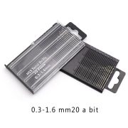 Set Mata Bor Micro PCB 20 Pcs 0.3–1.6 mm untuk Mini Drill - Image 4