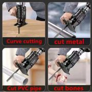 Adaptor Jigsaw untuk Mesin Bor Reciprocating Saw Adapter Gergaji Kayu Universal - Image 4
