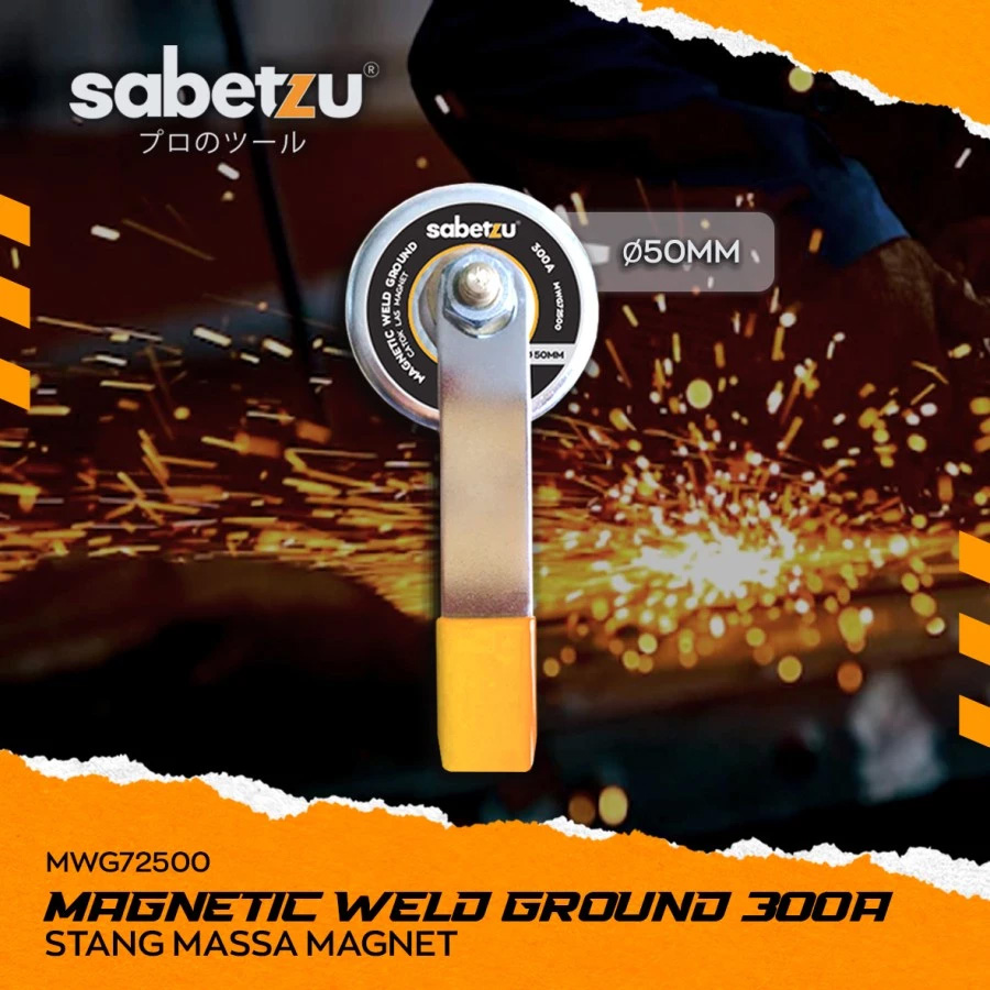 sg-11134201-22100-pzlpvw807miv9a Tang Massa Magnet 300A Welding Ground Clamp 2 Inch Klem Las Magnetic Serbaguna - Image 1