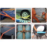 Ratchet Tie Down Strap 10–12m Cargo Lashing Belt Pengikat Barang Heavy Duty Universal - Image 2