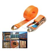 Ratchet Tie Down Strap 10–12m Cargo Lashing Belt Pengikat Barang Heavy Duty Universal