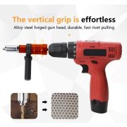Adaptor Tang Rivet untuk Mesin Bor Elektrik Rivet Gun Nut Tool Adapter - Image 3