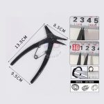 Tang Snap Ring 2 in 1 5 Inch Lurus Buka Tutup Circlip Pliers Serbaguna
