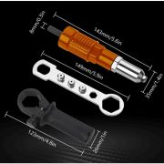 Adaptor Tang Rivet untuk Mesin Bor Elektrik Rivet Gun Nut Tool Adapter - Image 4