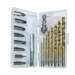 Countersink Drill Bit Set Mata Bor Kayu Besi Baja Aluminium Obeng Kombinasi Serbaguna
