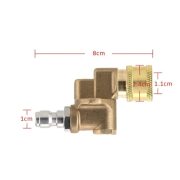 Nozzle Sprayer Quick Release Pivot 180° Kepala Konektor Jet Cleaner Pressure Washer - Image 4