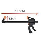 Klem F Quick Release 4 Inch 10cm F Clamp Bar Ratchet Penjepit - Image 2
