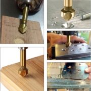 Countersink Drill Bit Set Mata Bor Kayu Besi Baja Aluminium Obeng Kombinasi Serbaguna - Image 2