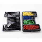 Drill Bit Set Combination Mata Bor Beton Besi Kayu Lengkap dengan Fisher Universal - Image 2