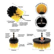 Set Sikat Bor Poles Gosok Pembersih Serbaguna Drill Brush Attachment Universal - Image 4