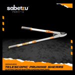 Teleskopik Pruning Shears Gunting Dahan Ranting Gagang Panjang Pohon Tinggi Alat Kebun