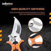 Pruning Shears Gunting Potong Dahan Bunga Ranting Gagang Plastik Garden Tool - Image 3