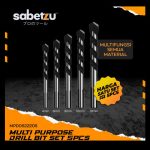 Mata Bor Set 5 PCS Multi Fungsi untuk Beton Granit Besi Kayu Kaca Drill Bit Universal