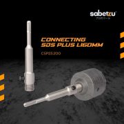 SDS Plus Connecting Adaptor L160mm Hole Saw Mata Bor Beton Bobok Tembok Universal - Image 3