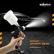 Sabetzu Spray Gun HVLP 125ml / 600ml Tabung Atas – Alat Semprot Cat Angin Air untuk Cat Mobil, Kayu & Interior - Image 3