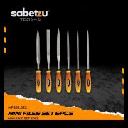 Mini File Set 6 PCS Kikir Besi Kayu 160mm Alat Kikir Serbaguna Universal