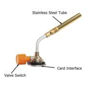 Kepala Gas Torch Flame Gun Alat Las Portable Butane Blow Torch Butana - Image 2