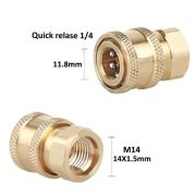Adaptor Nepel Quick Release M14, 1/4, G1/4 – Konektor Male Female - Image 2