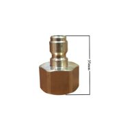 Adaptor Nepel Kopler Konektor Quick Release M22 1/4 Male Female Jet Cleaner Pressure Washer - Image 3