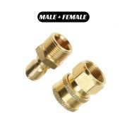 Adaptor Nepel Coupler Quick Release Jet Cleaner M22 Sambungan Mesin Selang - Image 4