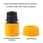 Konektor Selang Air Quick Release 1/2, 3/8, 5/8, 3/4 Inch – Adaptor Keran Male Female - Image 2