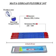 Mata Gergaji Besi Pipa Kayu Ujira Flex Flexible 24T 12 Inch 30cm - Image 2