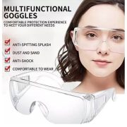 Kacamata Safety Goggles Bening Transparan untuk Lab & APD Medis - Image 2