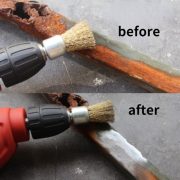 Mata Bor Sikat Kawat Besi Mangkok 5PCS Wire Brush Penghilang Karat Pembersih Logam - Image 5