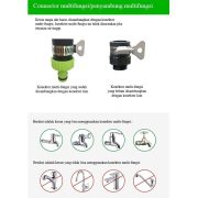 Adaptor Konektor Selang Air Quick Release 1/2–3/4 Inch untuk Keran - Image 8