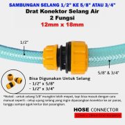 Nepel Konektor Selang Air 1/2, 3/4, 5/8 Inch – Adaptor Male Female Kuat & Anti Bocor - Image 3