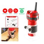 Electric Wood Trimmer Router 1/4 Inch Mesin Profil Kayu Serut Ukir Parut PVC Triplek