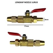Valve Stop Kran Jet Cleaner 1/4 Inch – Nozzle Spray Kuningan High Pressure - Image 3