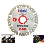 Mata Mesin Gerinda Diamond Blade 4 Inch Turbo Cut Multi Fungsi Dry Wet untuk Besi Kayu Batu PVC Granit