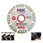 Mata Mesin Gerinda Diamond Blade 4 Inch Turbo Cut Multi Fungsi Dry Wet untuk Besi Kayu Batu PVC Granit