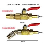 Valve Stop Kran Jet Cleaner 1/4 Inch – Nozzle Spray Kuningan High Pressure