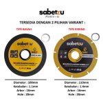 Mata Gerinda Potong Brazed Diamond Wheel 4 Inch Tipis Multi Fungsi Dry Wet Saw Blade Gurinda