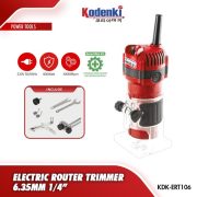 Electric Wood Trimmer Router 1/4 Inch Mesin Profil Kayu Serut Ukir Parut PVC Triplek - Image 2