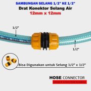 Nepel Konektor Selang Air 1/2, 3/4, 5/8 Inch – Adaptor Male Female Kuat & Anti Bocor - Image 2
